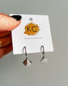 Fantail Hoop Earrings