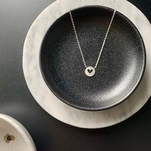 Jewellery: Heart in Circle Necklace