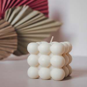 The Decor Collection: Bubble Cube Candle