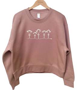 Womens  Nikau  Palm Crew Sweatshirt