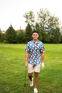 Mens Nikau Palm Golf Polo