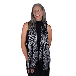 Kowhaiwhai 100% Silk Scarf