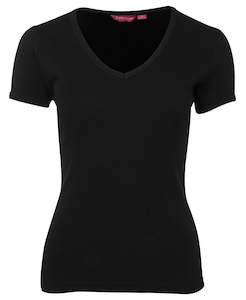 1LV - Ladies V Neck Tee