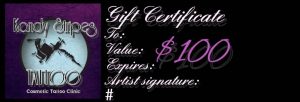 Gift Certificate