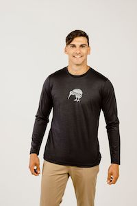 Merino Kiwi Long Sleeve Mens T-Shirt