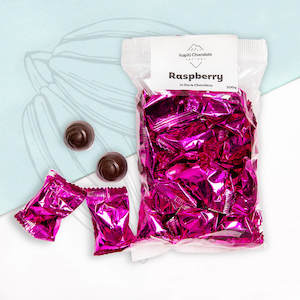 Raspberry in Dark Chocolate 20pc