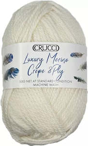 Gift: CRUCCI LUXURY MERINO CREPE 8PLY