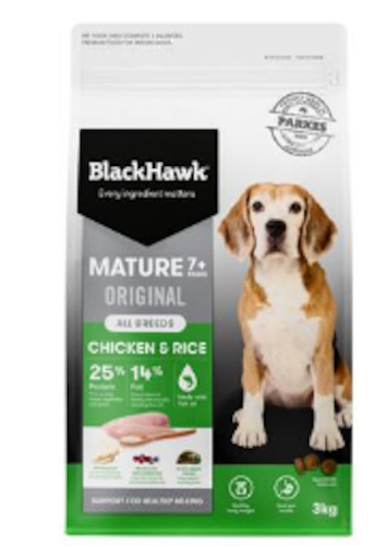 Black Hawk Dog Mature Chicken and Rice