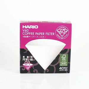 Hario V60 paper filter 40 pack