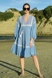 TIE OUR LOVE Dress (Blue)