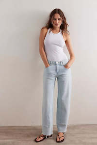 Clothing: Risk taker Mid-Rise Jean (Daydream Blue)