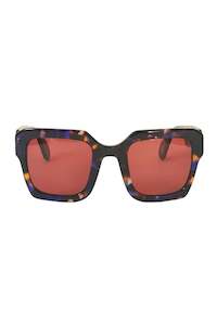 Damage Sunglasses (Indigo Tortoiseshell with Brown)