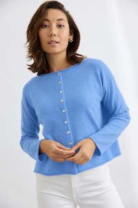 Pure Reversible Cardi (Celeste Blue)