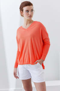 Clothing: Corfu Vee (Coral)