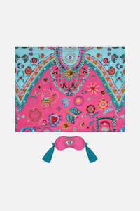 EYE MASK WITH TASSELS AND PILLOW CASE (RAINBOW ROADS)