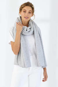 Clothing: PURE Cashmere Wrap (Foggy)