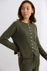 PURE Reversible Cardi (Military)