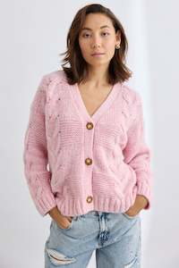 WILLOW CARDI (Rose)