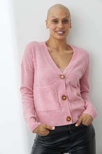 Clothing: EVIE CARDIGAN (Petal)