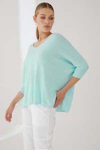 Clothing: Hattie Wide Tee (Menthol)