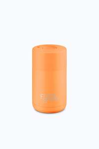 Clothing: Ceramic reusable cup - Regular 10oz (Neon Orange)