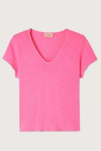 SONOMA V-NECK SHORT SLEEVE (Fluoroscent Acid Pink)