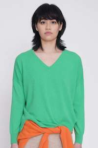 N.29 OVERSIZED V NECK (Chartruse)