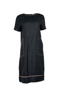 CHIARA WAVE DRESS (Black)