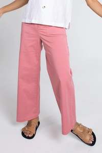 Wide Leg Pants (Rhubarb)