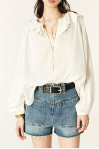 Clothing: Hira Blouse (Blanc)