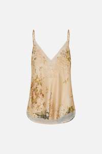 V-NECK BIAS CAMI (ADORNED IN ANTIQUITY)