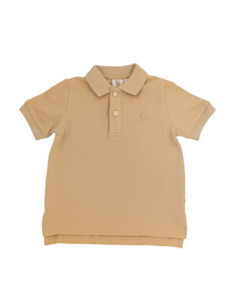 Clothing: Polo T-shirt - Sand Dune