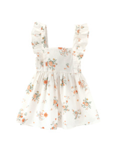 Clothing: My Little Sunshine Cotton Dress - Spring Blooms