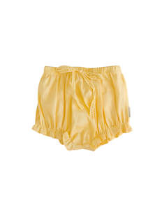 Ella Linen Baby Bloomers - Lemon Meringue