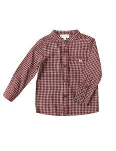 George Boys Shirt - Red Check