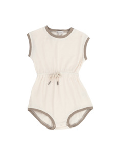 River Unisex Romper - Cream