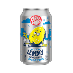 Organic Sodas: Available now! Sugar Free Lemmy Lemonade - 330ml 12PK CANS