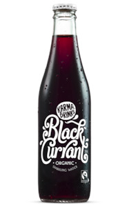 Organic Sodas Bottles: BLACK CURRANT FRUIT SODA 15PK