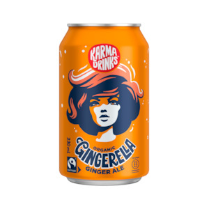 Organic Sodas: NEW! Gingerella Ginger Ale - 330ml 12PK CANS