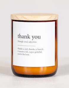 Dictionary Candle – Thank You