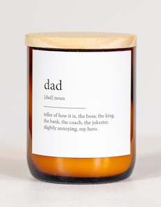 Dictionary Candle – Dad