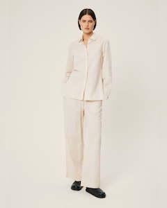 MSCH Mirilla Linen Pants Fog