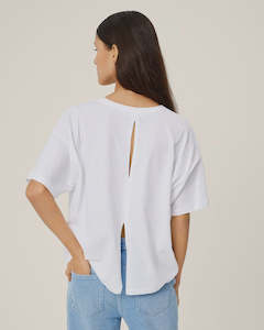 Womenswear: MSCH Airin Logan Tee Bright White