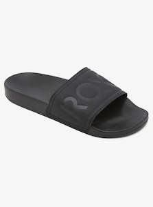 Roxy Slippy Slides Black