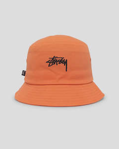 Stussy Stock Bucket Hat Peach