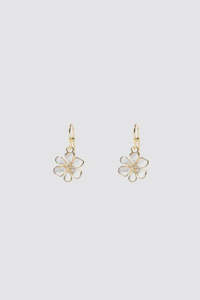 Stilen Flower Earrings Gold