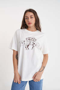 Womenswear: Huffer Relax Tee 170/Howdy Chalk