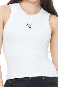 Womenswear: Huffer Signature Rib Tank White