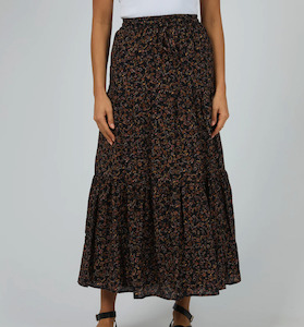 All About Eve Pip Maxi Skirt Print