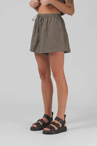 Womenswear: RPM MFG CO. Tilly Short Olive Textured